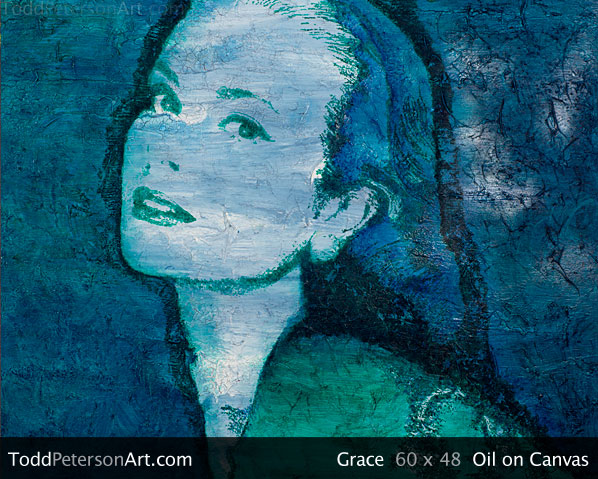 Grace oil on canvas from Todd Peterson's Passion Collection